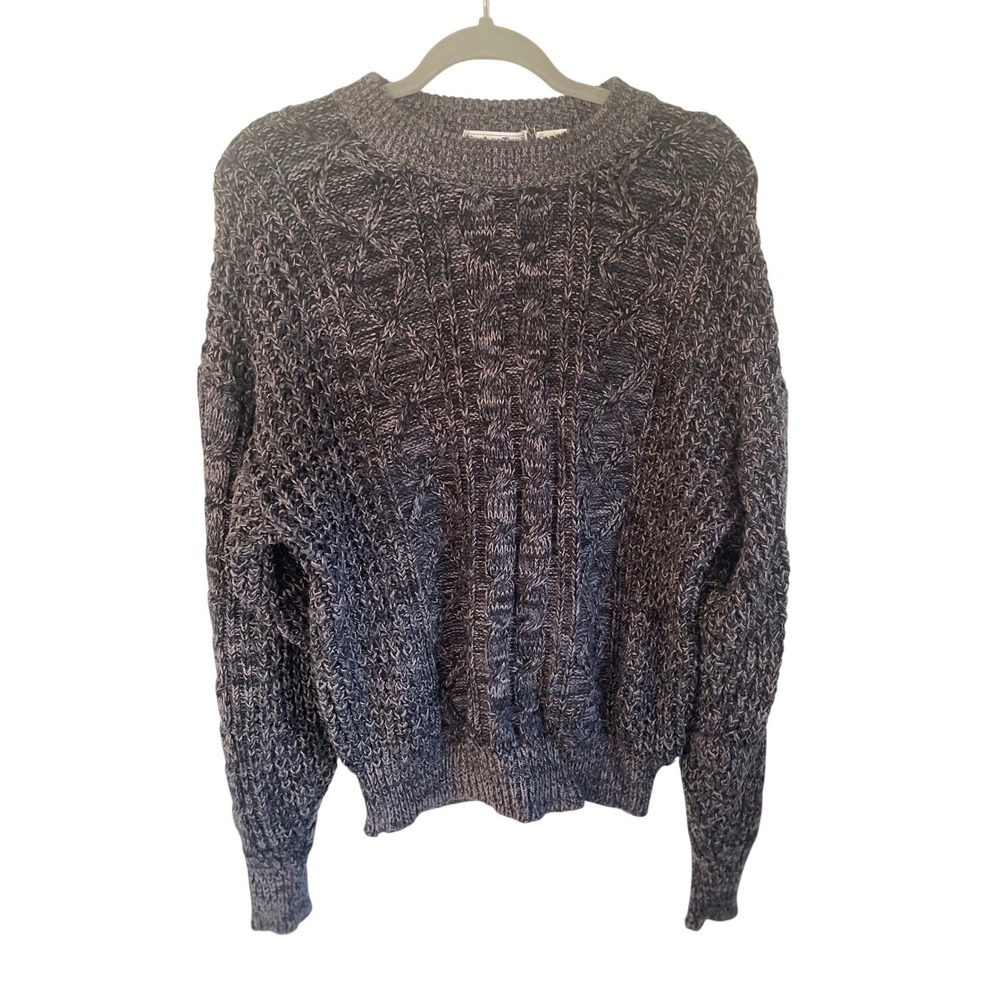 TimberTrail‎ Mens Chunky Cable Knit Sweater Pullover Crew Neck Large Vintage 90s